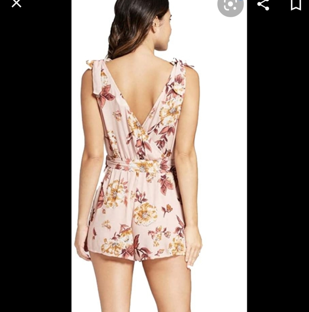 Xhilirstion floral print romper